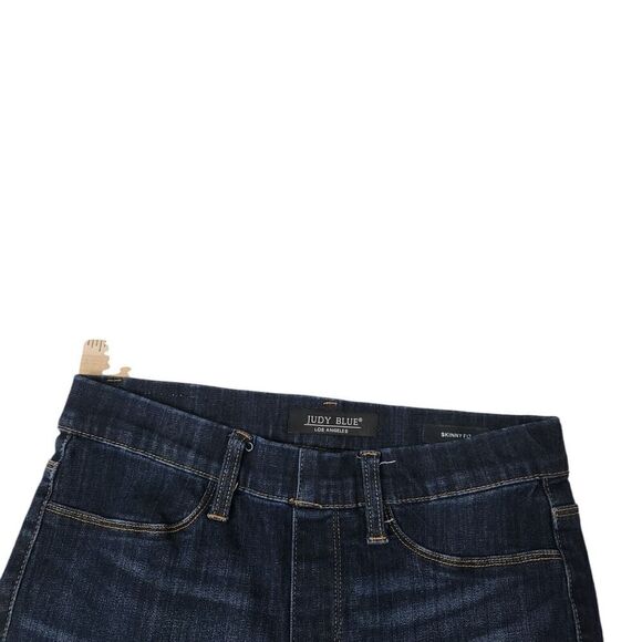 Judy Blue Jeans Womens 28 Blue Pull On Skinny Fit Elastic‎ Waist Jegging Denim - Picture 10 of 12